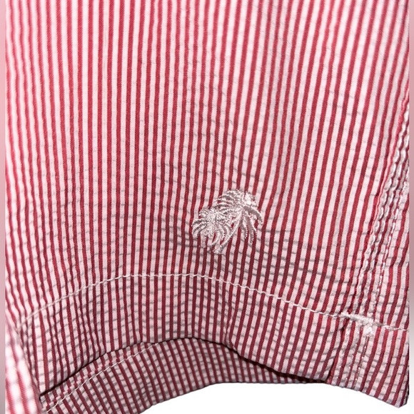 Trunks Surf & Swim Co Sz XXL Red/White Trunks; Seersucker type Fabric - Picture 3 of 10